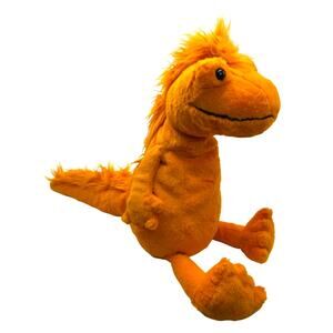 Jellycat Cruz Orange Crested Newt Retired Plush Lovey HTF EUC